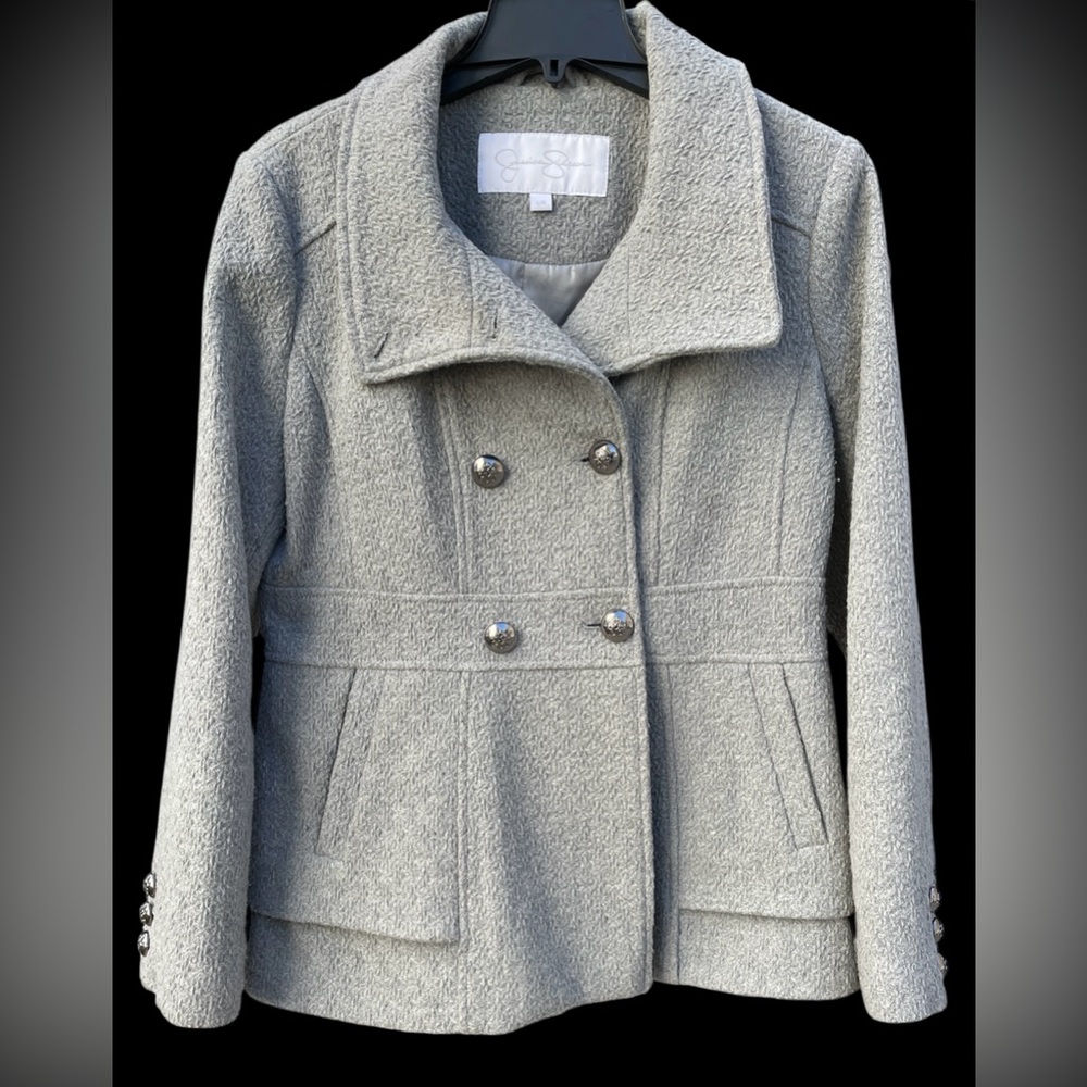 EUC Jessica Simpson Heather Gray Coat